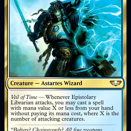 Epistolary Librarian (Surge Foil) [Warhammer 40,000]