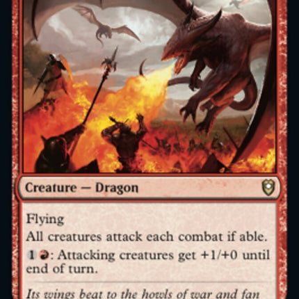 Warmonger Hellkite [Commander Legends: Battle for Baldur's Gate]