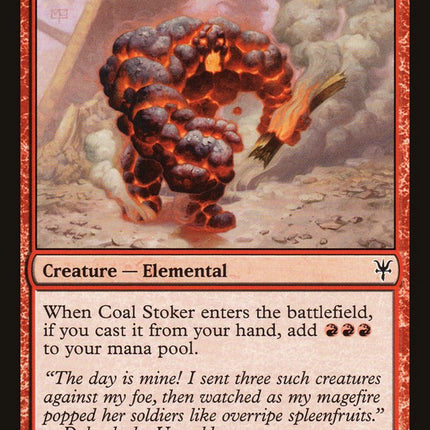 Coal Stoker [Duel Decks: Sorin vs. Tibalt]