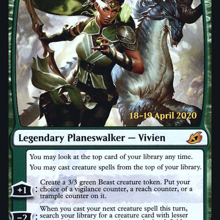 Vivien, Monsters' Advocate [Ikoria: Lair of Behemoths Prerelease Promos]