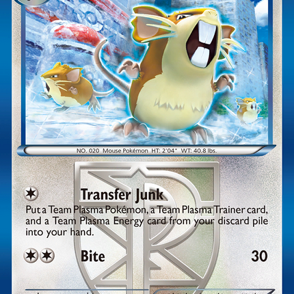 Raticate (88/116) [Black & White: Plasma Freeze]