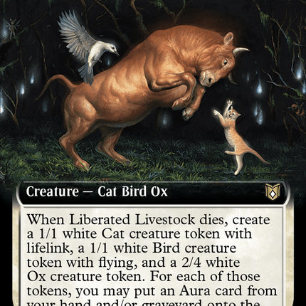 Liberated Livestock (Extended Art) [Wilds of Eldraine Commander]