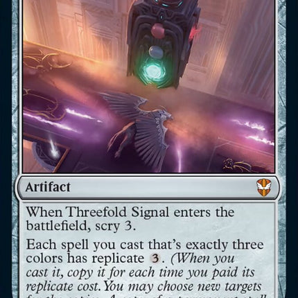 Threefold Signal [Streets of New Capenna Commander]