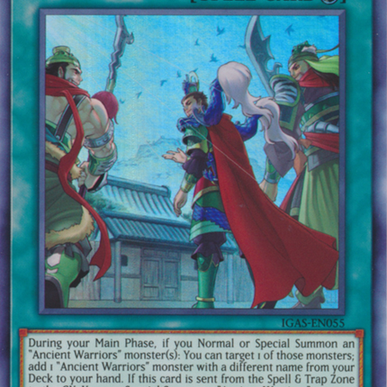 Ancient Warriors Saga - Three Visits [IGAS-EN055] Ultra Rare