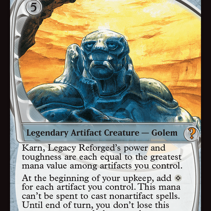 Karn, Legacy Reforged (Future Sight) [Mystery Booster 2]