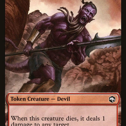 Devil // Faerie Dragon Double-Sided Token [Dungeons & Dragons: Adventures in the Forgotten Realms Tokens]