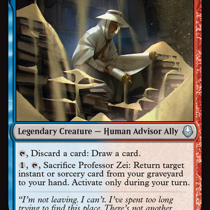 Professor Zei, Anthropologist [Avatar: The Last Airbender]
