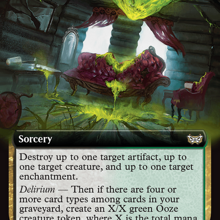 Convert to Slime (Extended Art) [Duskmourn: House of Horror Commander]