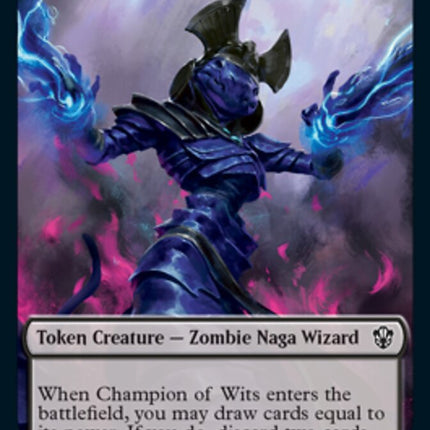 Eldrazi // Champion of Wits Double-Sided Token [Commander 2021 Tokens]