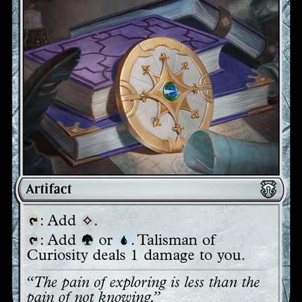 Talisman of Curiosity (Ripple Foil) [Modern Horizons 3 Commander]