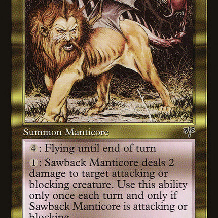 Sawback Manticore [Mirage]