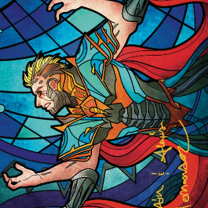 Ertai Resurrected Art Card 2 (Gold-Stamped Signature) [Dominaria United Art Series]