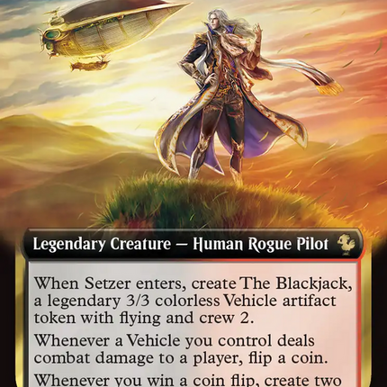 Setzer, Wandering Gambler (Extended Art) [FINAL FANTASY Commander]