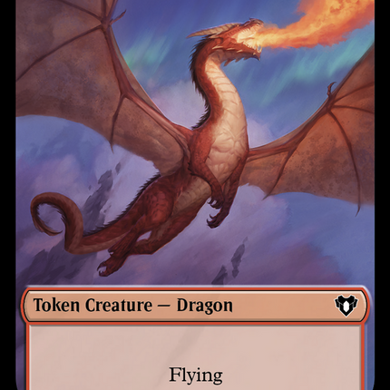 Dragon // Kor Ally Double-Sided Token [Commander Masters Tokens]