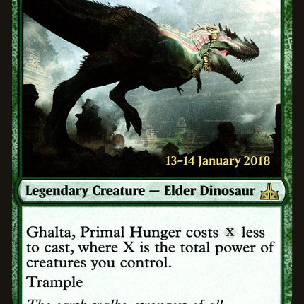 Ghalta, Primal Hunger [Rivals of Ixalan Prerelease Promos]