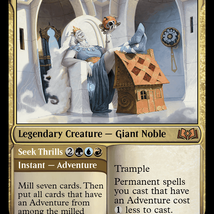 Beluna Grandsquall // Seek Thrills [Wilds of Eldraine]