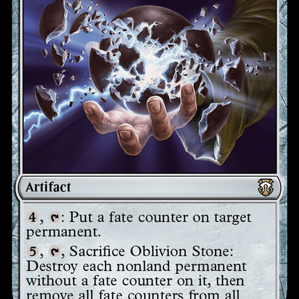 Oblivion Stone (Ripple Foil) [Modern Horizons 3 Commander]