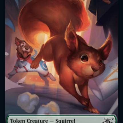 Squirrel // Treasure (013) Double-Sided Token [Unfinity Tokens]