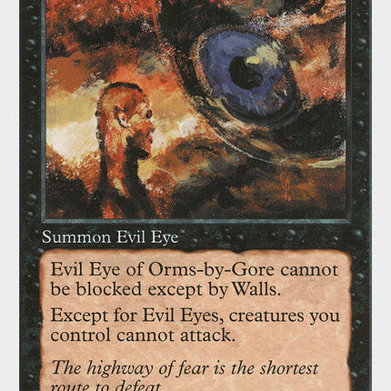 Evil Eye of Orms-by-Gore [Fifth Edition]