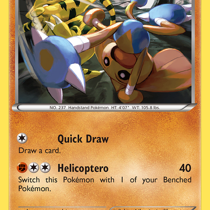 Hitmontop (49/111) [XY: Furious Fists]