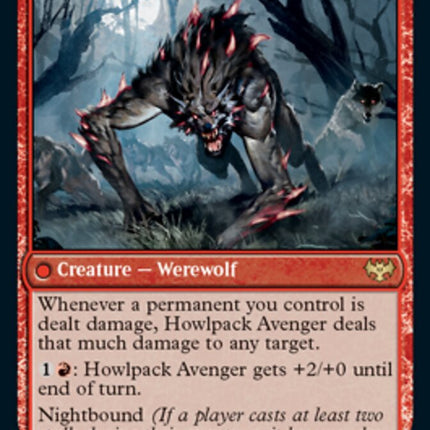 Ill-Tempered Loner // Howlpack Avenger [Innistrad: Crimson Vow]