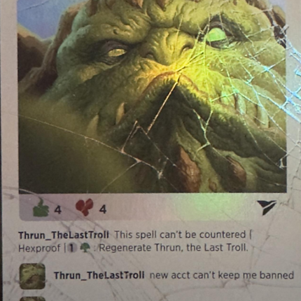 Thrun, the Last Troll (Rainbow Foil) [Secret Lair Drop Series]