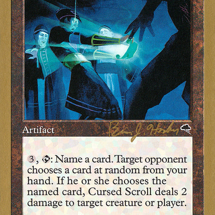 Cursed Scroll (Brian Hacker) (SB) [World Championship Decks 1998]