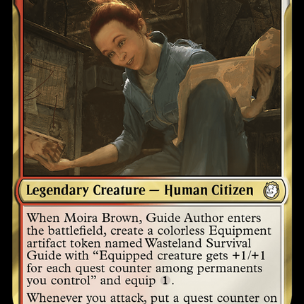 Moira Brown, Guide Author (Surge Foil) [Fallout]