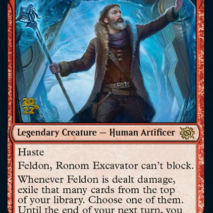 Feldon, Ronom Excavator [The Brothers' War Prerelease Promos]