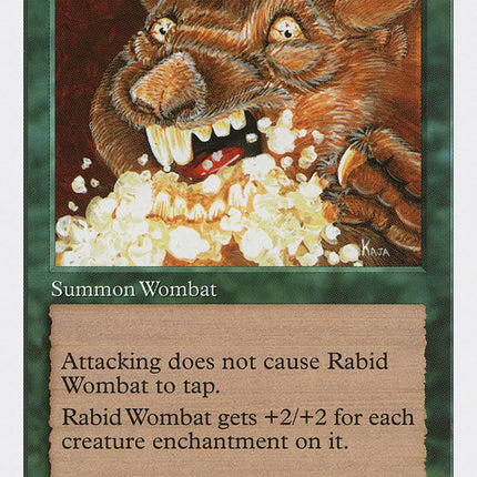 Rabid Wombat [Fifth Edition]