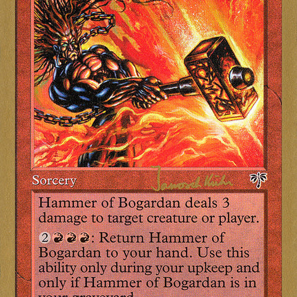 Hammer of Bogardan (Janosch Kuhn) [World Championship Decks 1997]