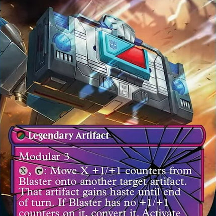 Blaster, Combat DJ // Blaster, Morale Booster (Shattered Glass) [Transformers]