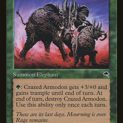 Crazed Armodon [Tempest]