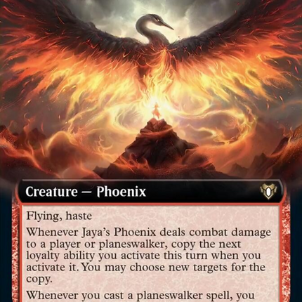 Jaya's Phoenix (Extended Art) [Commander Masters]