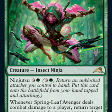 Spring-Leaf Avenger (Promo Pack) [Kamigawa: Neon Dynasty Promos]