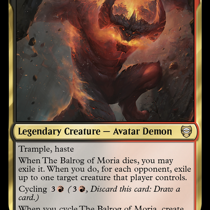 The Balrog of Moria [The Lord of the Rings: Tales of Middle-Earth Commander]