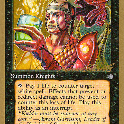 Stromgald Cabal (Leon Lindback) (SB) [Pro Tour Collector Set]