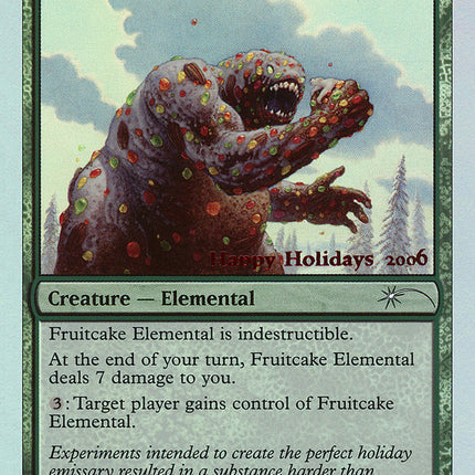 Fruitcake Elemental [Happy Holidays]