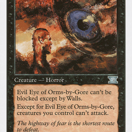 Evil Eye of Orms-by-Gore [Classic Sixth Edition]