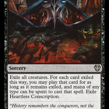 Heartless Conscription [Outlaws of Thunder Junction Commander]