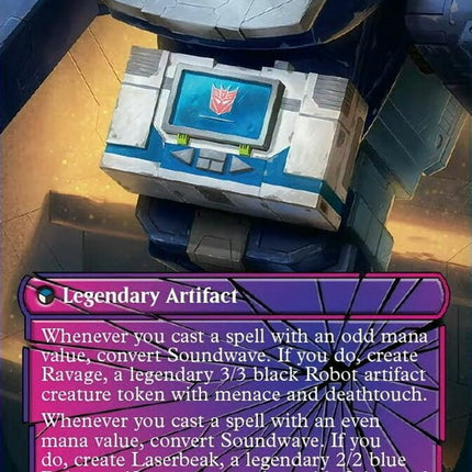 Soundwave, Sonic Spy // Soundwave, Superior Captain (Shattered Glass) [Transformers]