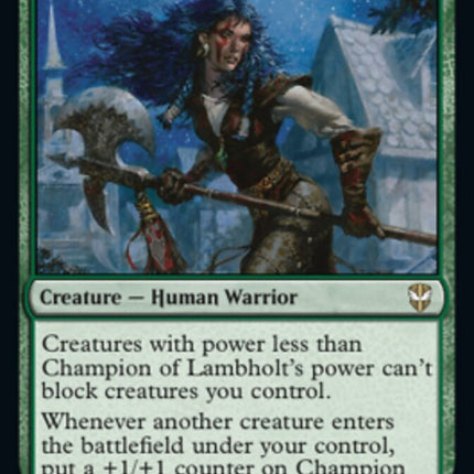 Champion of Lambholt [Streets of New Capenna Commander]