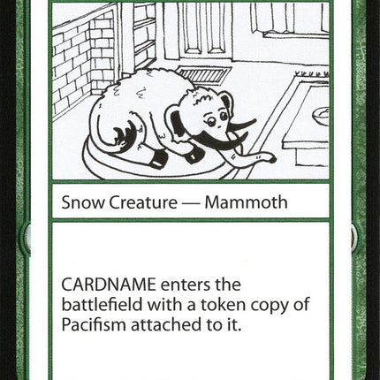Domesticated Mammoth [Mystery Booster Playtest Cards]