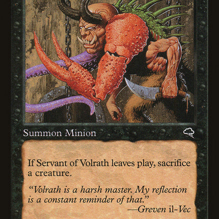 Servant of Volrath [Tempest]