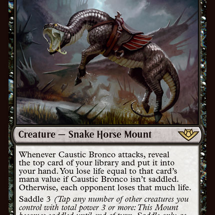 Caustic Bronco [Outlaws of Thunder Junction]
