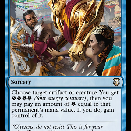 Confiscation Coup (Ripple Foil) [Modern Horizons 3 Commander]