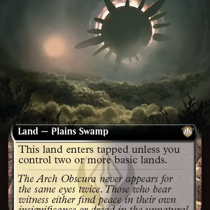 Eclipsed Steppe (Extended Art) [Secrets of Strixhaven Commander]