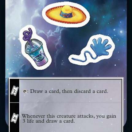 Playable Delusionary Hydra [Unfinity Stickers]
