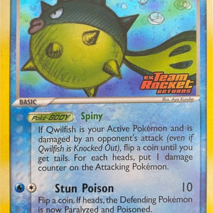 Qwilfish (27/109) (Stamped) [EX: Team Rocket Returns]