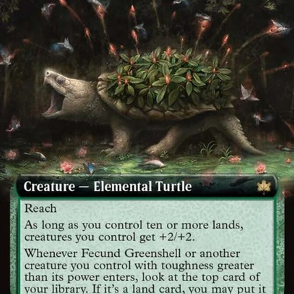 Fecund Greenshell (Extended Art) [Bloomburrow]